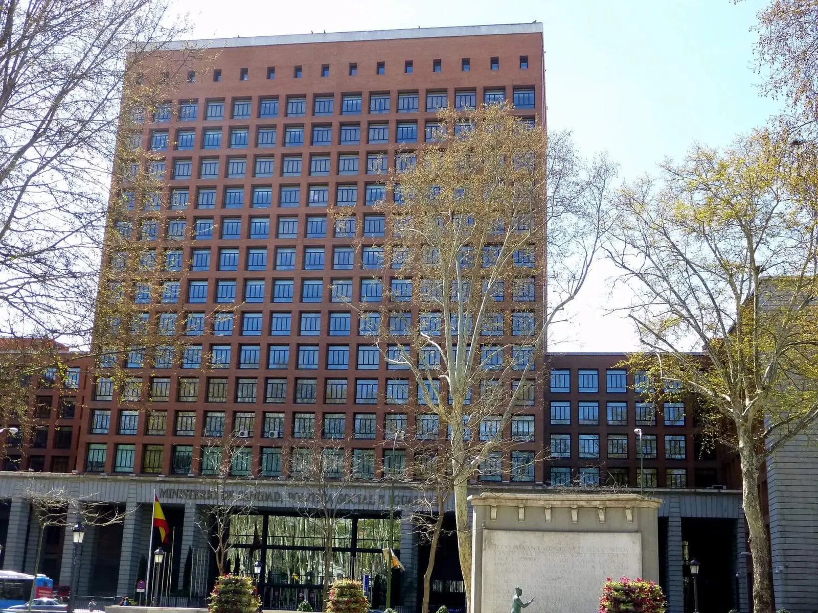 Le bâtiment du ministère de la Santé espagnol, à Madrid.